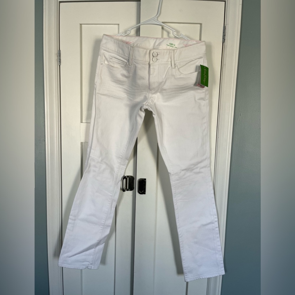 Lily Pulitzer Worth Straight Jean Size 12
